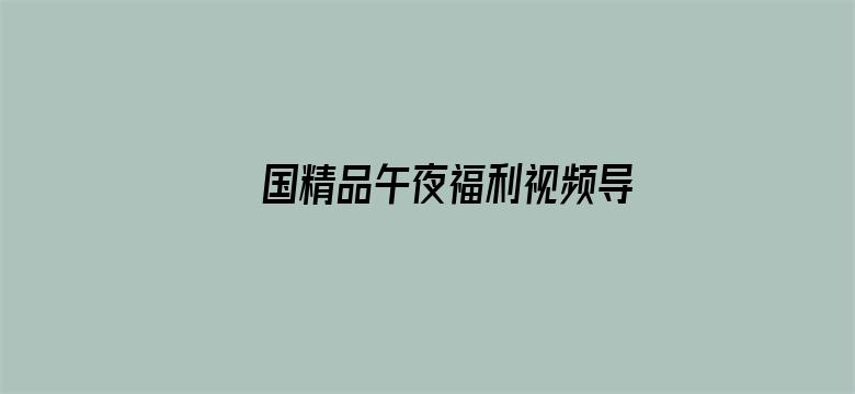 >国精品午夜福利视频导航横幅海报图