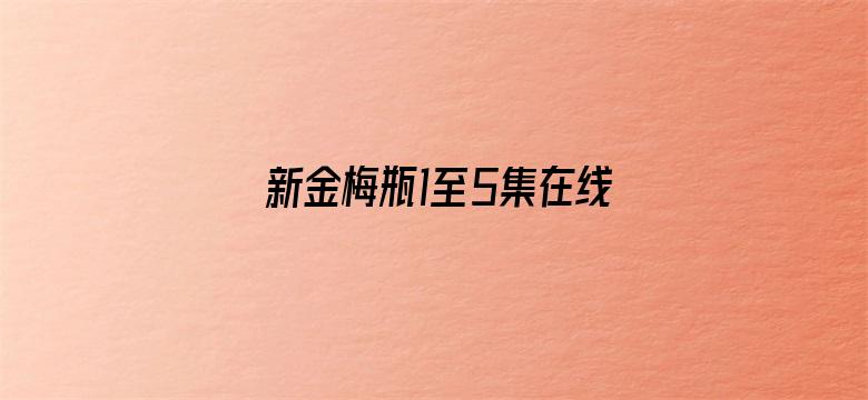 >新金梅瓶1至5集在线播放横幅海报图