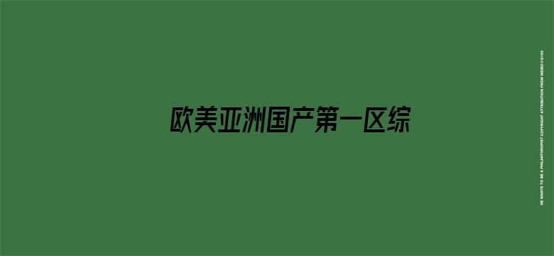 >欧美亚洲国产第一区综合不卡横幅海报图