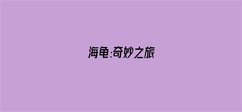 海龟:奇妙之旅